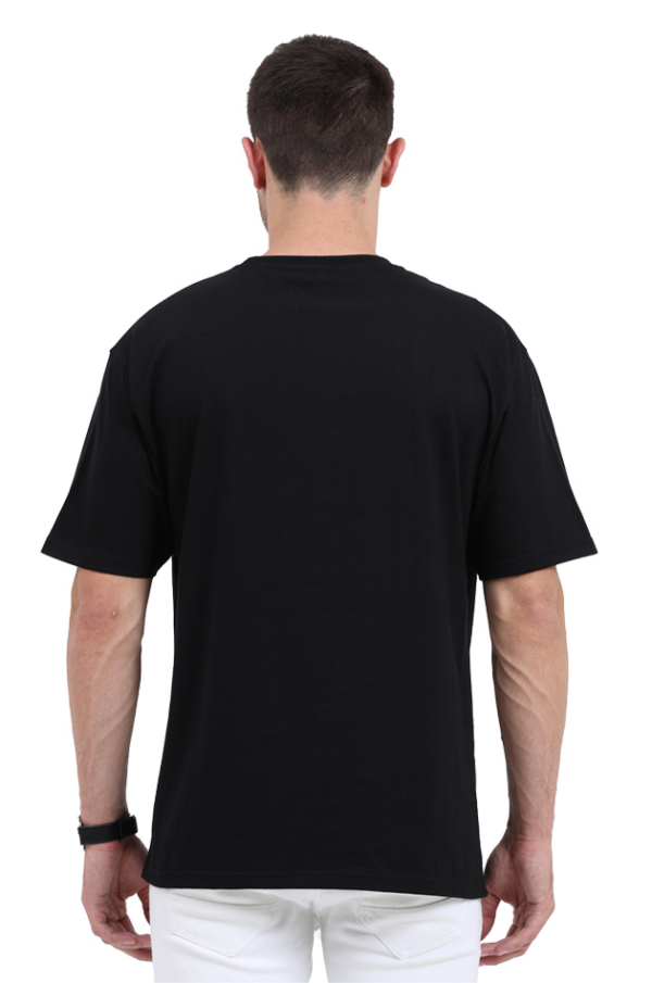 Swag Human Oversized Black Tshirt - Image 2