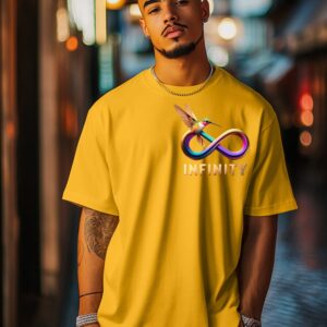 Infinity Oversized Yellow Tshirt