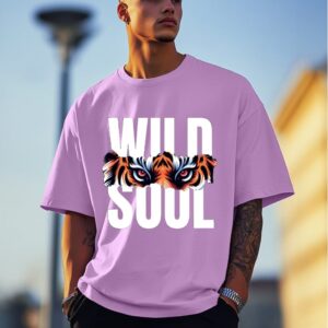 Wild Soul Oversized Lavender Tshirt
