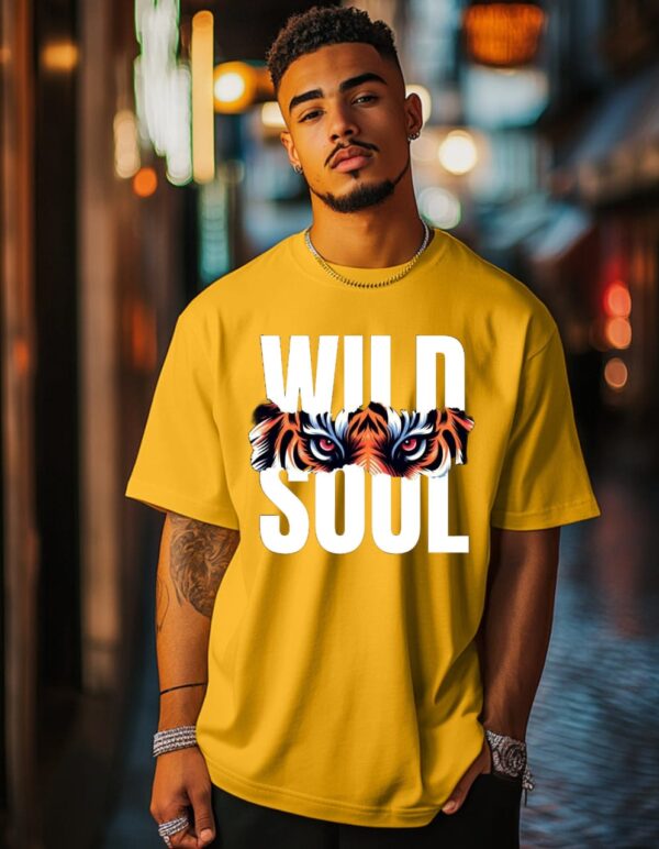 Wild Soul Oversized Yellow Tshirt