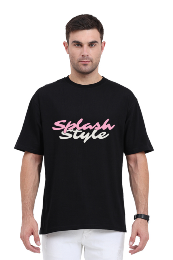 Splash Style PW Oversized Black Tshirt