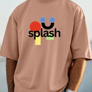 SplashStyle U Oversized Beige Tshirt