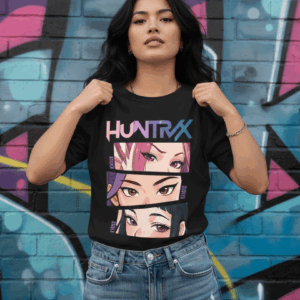 SplashStyle Huntrix Eyes 100% pure cotton regular size Tshirt