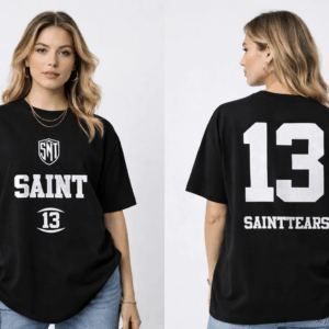 SplashStyle SNT Oversized Drop Shoulder Cotton Blend Tshirt