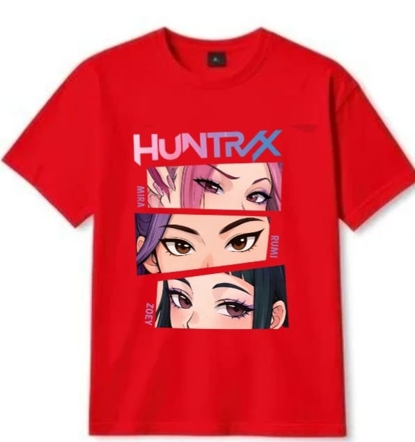 SplashStyle Huntrix Eyes 100% pure cotton regular size Tshirt - Image 3