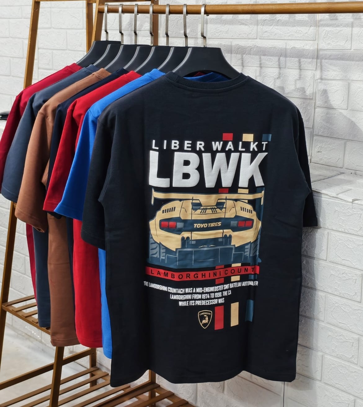 SplashStyle 100% pure cotton LBWK Inspired Puff Print Oversized Tshirt (Copy) - Image 2